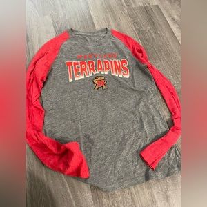 Maryland Terrapins long sleeve tshirt